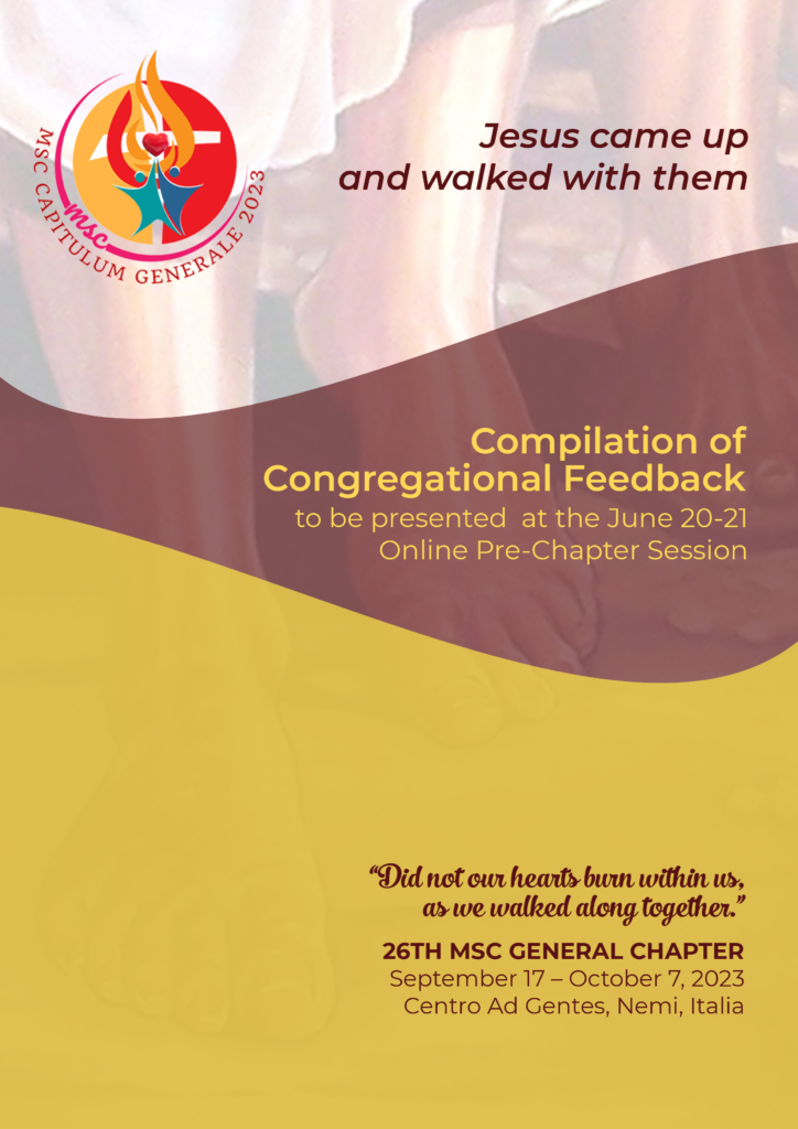 Compilation of Congregational feedback